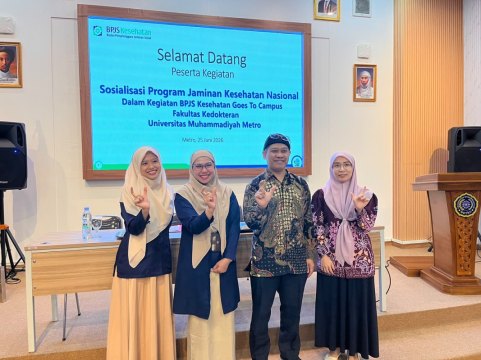 BPJS Kesehatan Goes To Campus Di UM Metro: Perkuat Literasi JKN Bagi Calon Tenaga Medis
